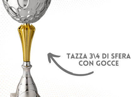 Coppa da 43 cm con base in marmo | Cod. 9.221S