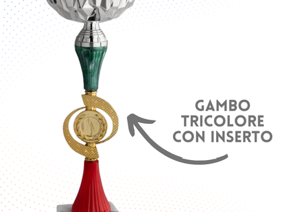Coppa da 40 cm con base in marmo | Cod. 12.021S