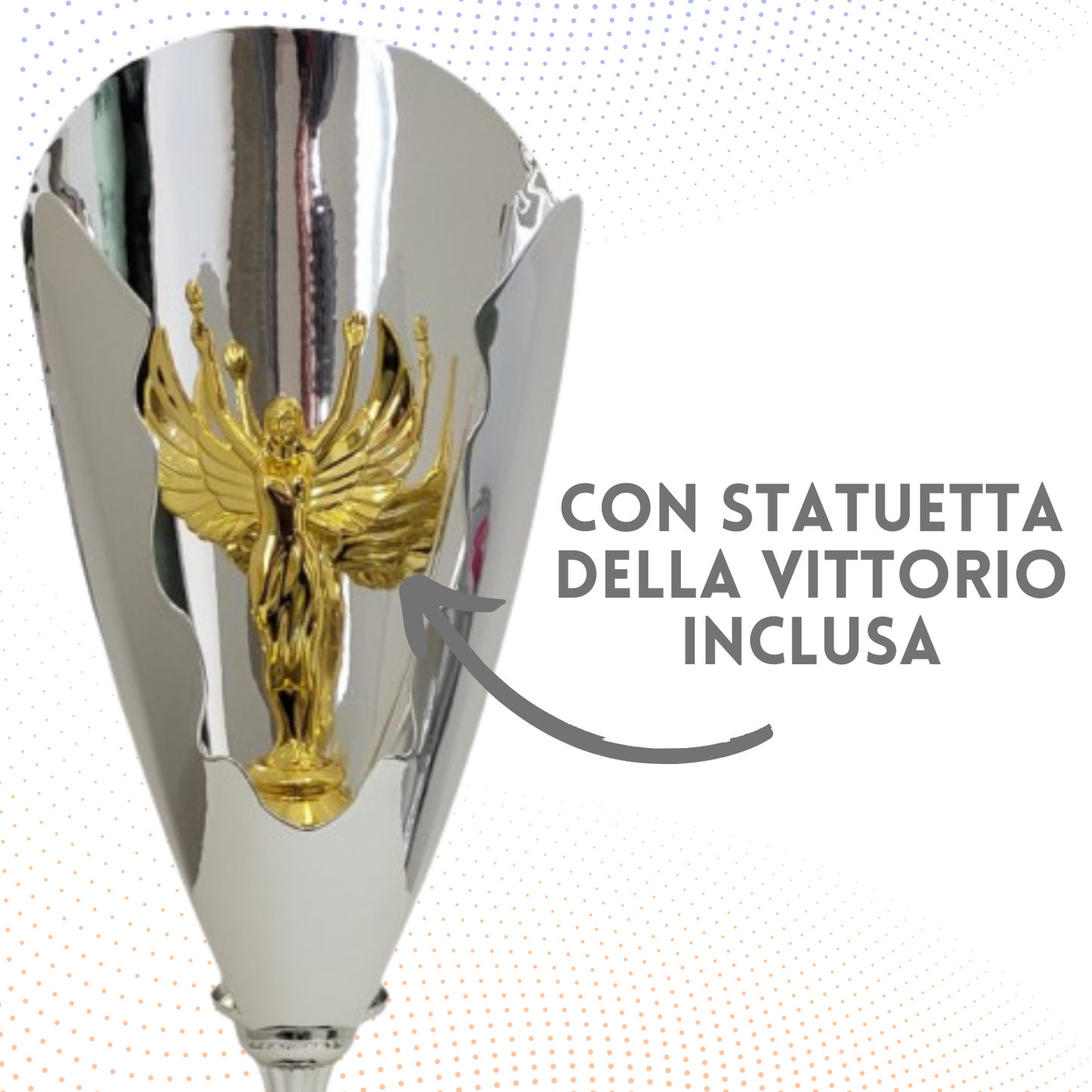 Tris di trofei personalizzati 51 - 45 - 41 cm | Cod. 4.319