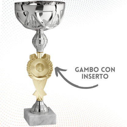 Coppa da 31 cm con base in marmo | Cod. 12.004S