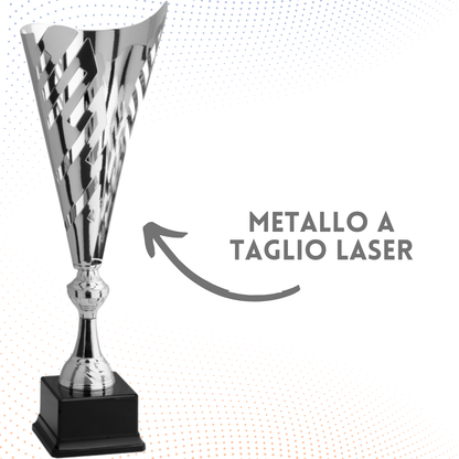 Trofeo in metallo da 44 cm, peso da 0,5 Kg | Cod. 4.513