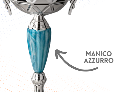 Trofeo in metallo da 36 cm con manici | Cod. 8.653