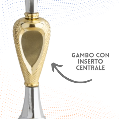 Coppa da 28 cm con base in marmo | Cod. 12.054G