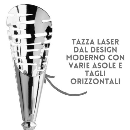 Coppa da 40 cm in metallo e taglio laser | Cod. 6.053