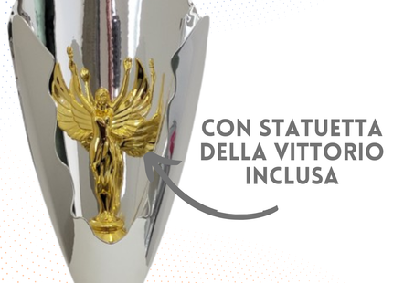 Trofeo in metallo da 41 cm, peso da 1 Kg | Cod. 4.313