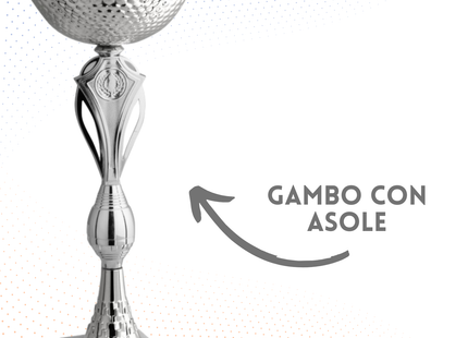 Coppa da 40 cm con base in marmo | Cod. 10.052S
