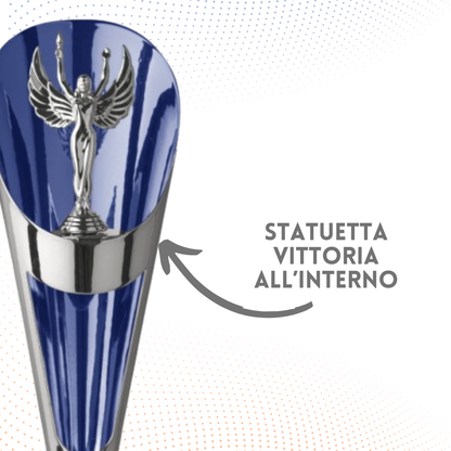 Trofeo in metallo da 40 cm con Vittoria | Cod. 6.491