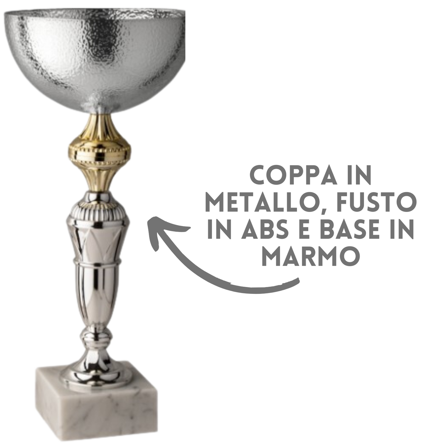 Set 4 coppe personalizzate 38 - 36 - 34 - 32 cm | Cod. 11.139S