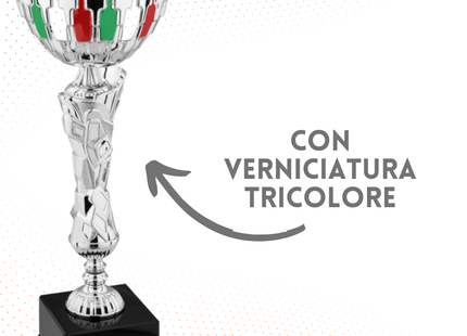 Coppa da 42 cm con verniciatura tricolore | Cod. 8.673