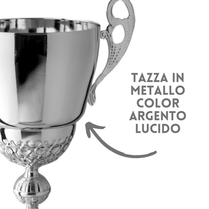 Coppa trofeo lucido con manici 45 cm | Cod. 2.503