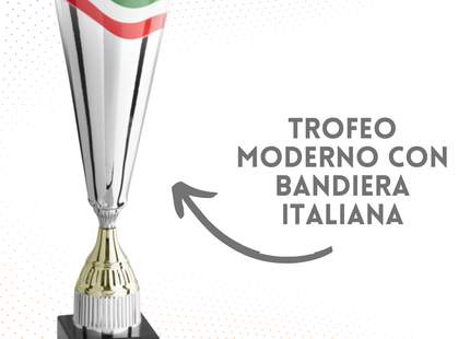 Trofeo in metallo da 46 cm, peso da 1,2 Kg | Cod. 3.113