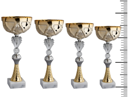Set 4 premiazioni da 37 - 33 - 30 - 26 cm | Cod. 12.039G