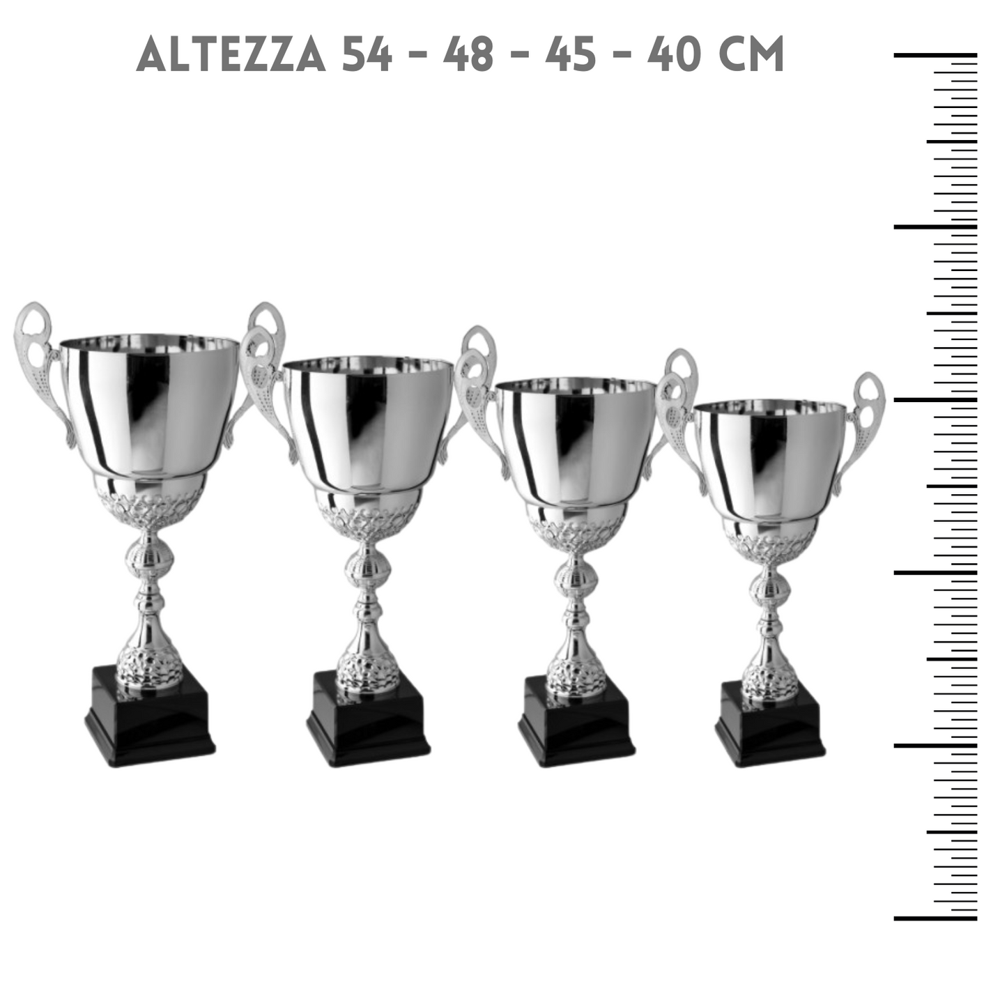 Set 4 coppe personalizzate 54 - 48 - 45 - 40 cm | Cod. 2.509