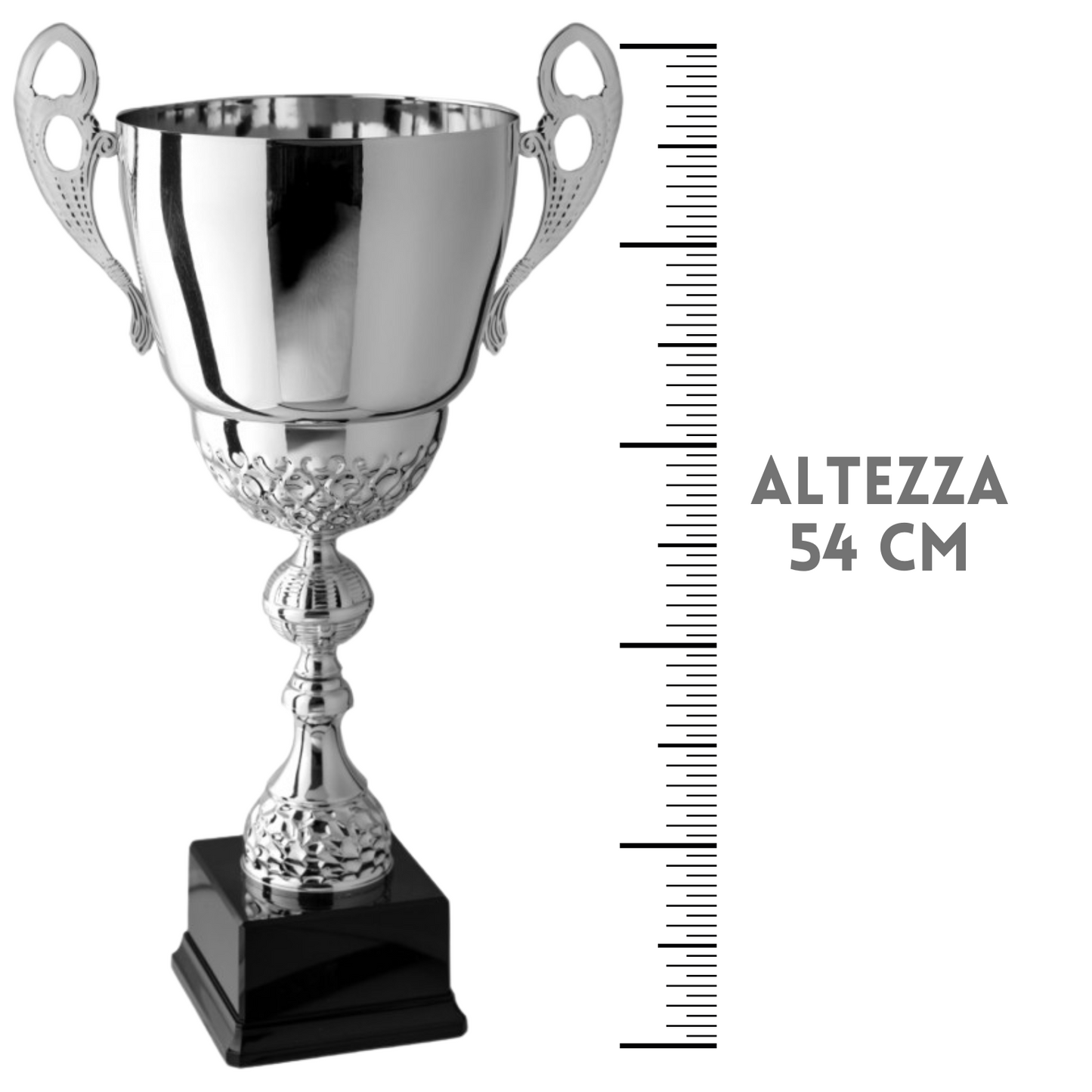 Coppa trofeo lucido con manici 54 cm | Cod. 2.501