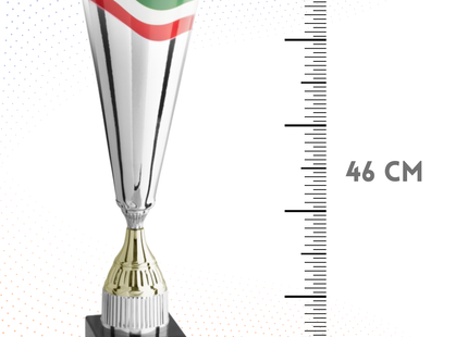 Trofeo in metallo da 46 cm, peso da 1,2 Kg | Cod. 3.113