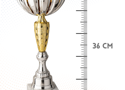 Coppa da 36 cm con base in marmo | Cod. 10.012