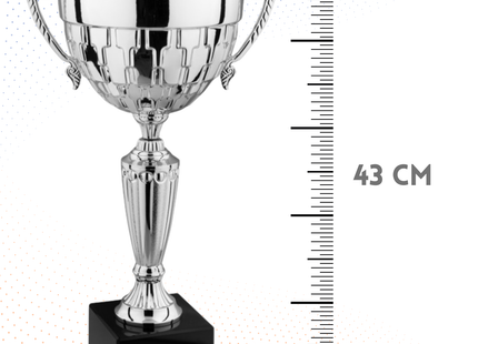Trofeo in metallo da 43 cm con manici | Cod. 7.561