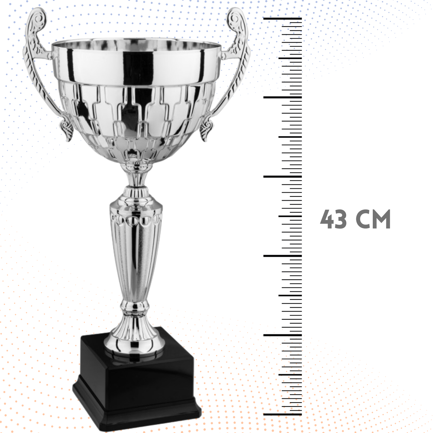 Trofeo in metallo da 43 cm con manici | Cod. 7.561