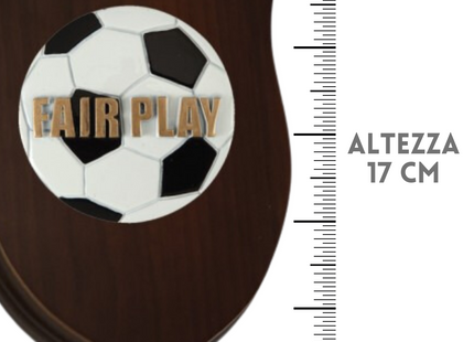 Premiazioni personalizzate crest in legno premio calcio 25.801.37
