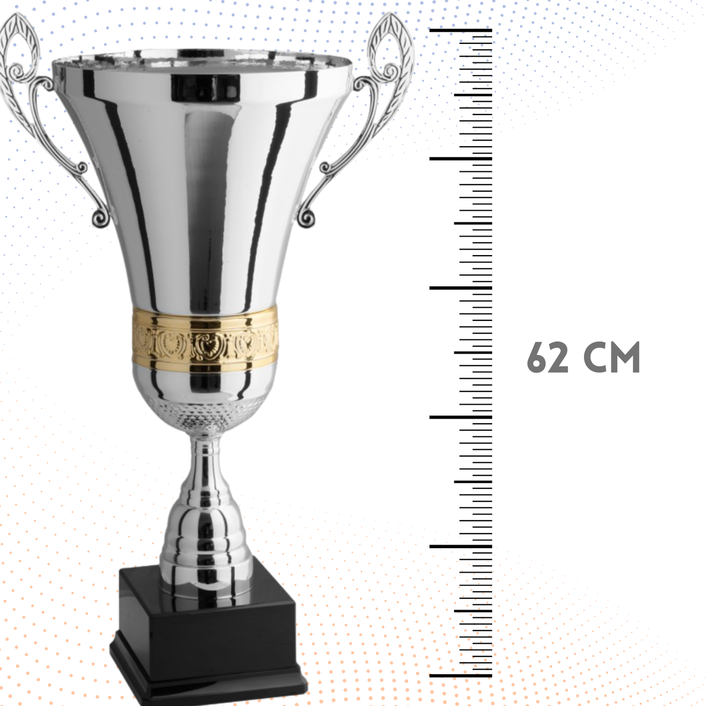 Trofeo con manici 62 cm da 3,7 Kg | Cod. 1.091