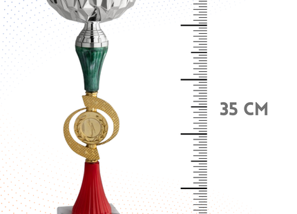 Coppa da 35 cm con base in marmo | Cod. 12.023S