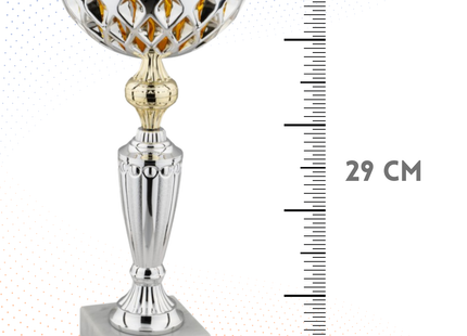 Coppa da 29 cm con base in marmo | Cod. 10.024