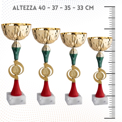 Set 4 Coppe da 40 - 37 - 35 - 33 cm | Cod. 12.029G