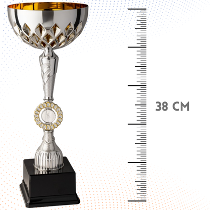 Coppa da 38 cm con inserto vittoria | Cod. 8.143