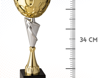 Coppa da 34 cm colore oro | Cod. 8.034G