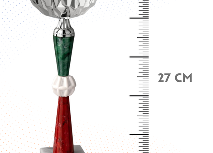 Coppa da 27 cm con base in marmo | Cod. 12.253S