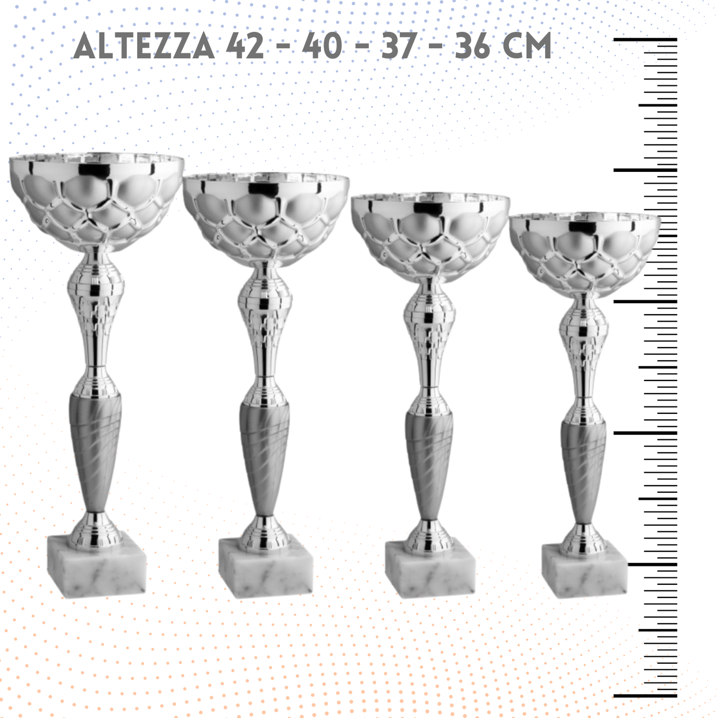 Set 4 Coppe da 42 - 40 - 37 - 36 cm | Cod. 8.049