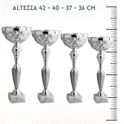 Set 4 Coppe da 42 - 40 - 37 - 36 cm | Cod. 8.049