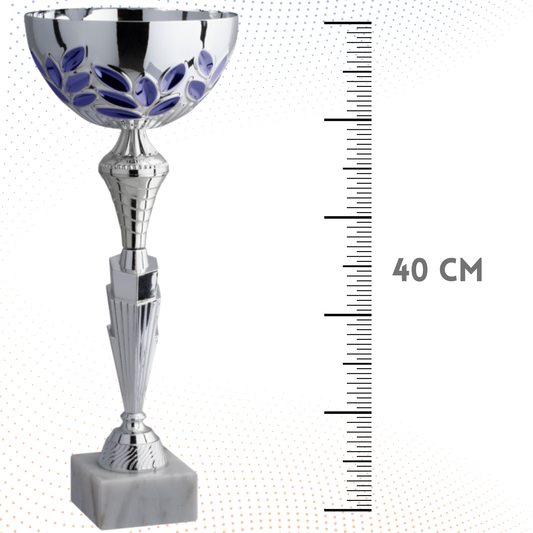 Coppa da 40 cm con base in marmo | Cod. 8.701B