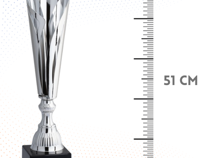 Trofeo in metallo da 51 cm, peso da 1,7 Kg | Cod. 4.102