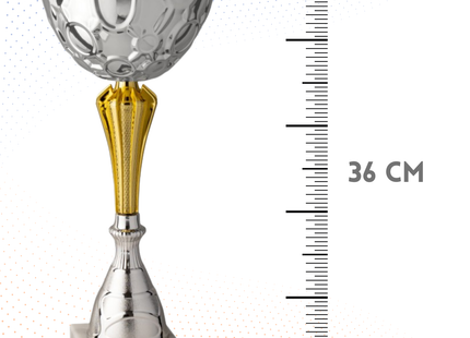 Coppa da 36 cm con base in marmo | Cod. 9.223S