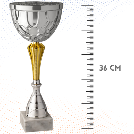 Coppa da 36 cm con base in marmo | Cod. 9.223S