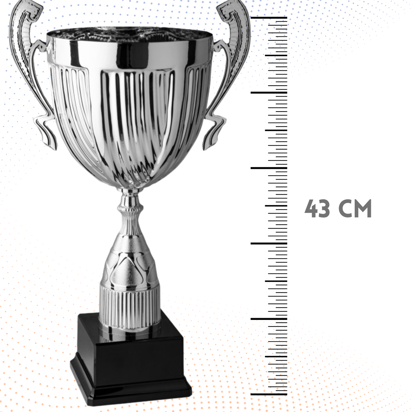 Trofeo con manici da 43 cm, peso da 0,4 Kg | Cod. 4.063