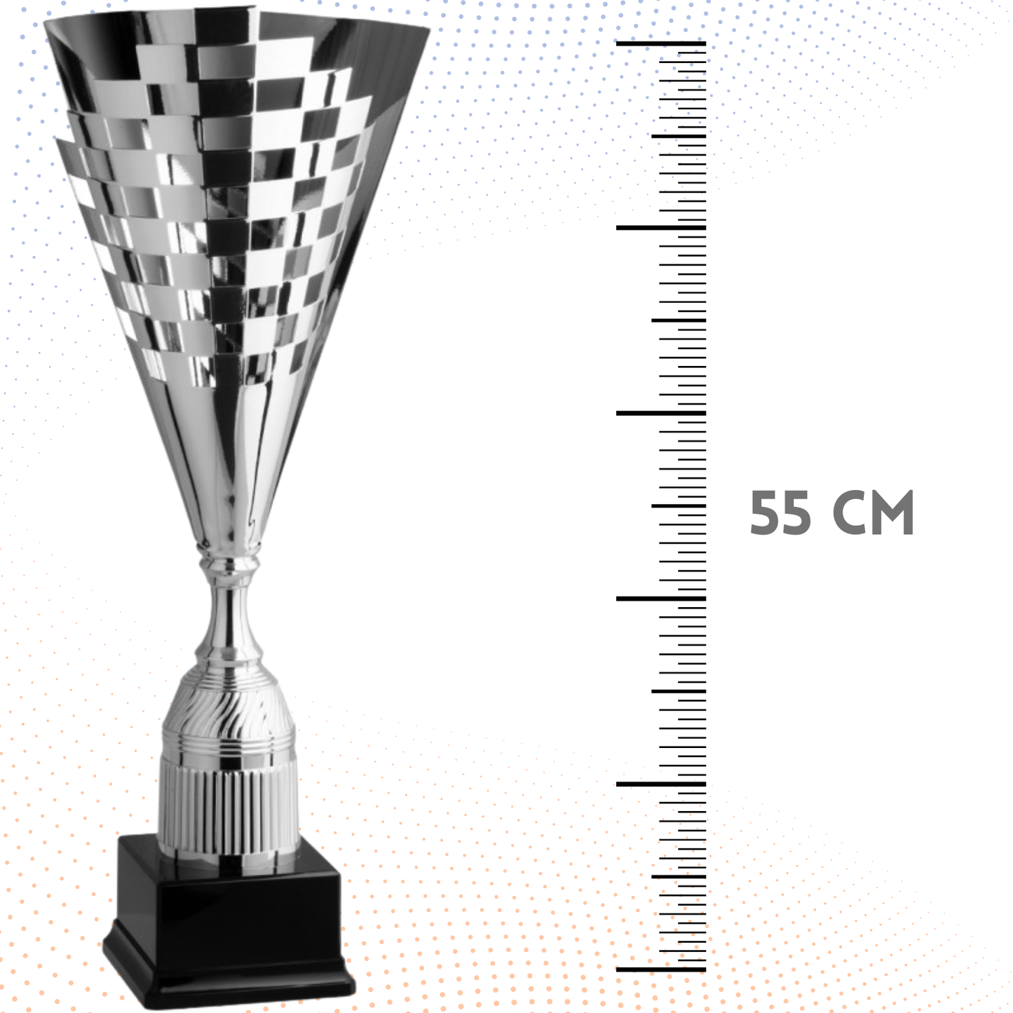 Trofeo in metallo da 55 cm, peso da 1,9 Kg | Cod. 2.572