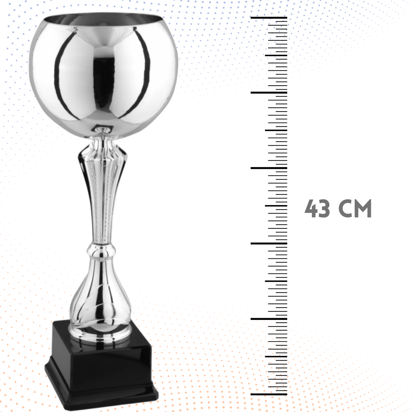 Coppa da 43 cm con tazza in metallo | Cod. 8.172