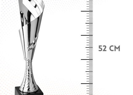 Trofeo in metallo da 52 cm, peso da 1,4 Kg | Cod. 4.391