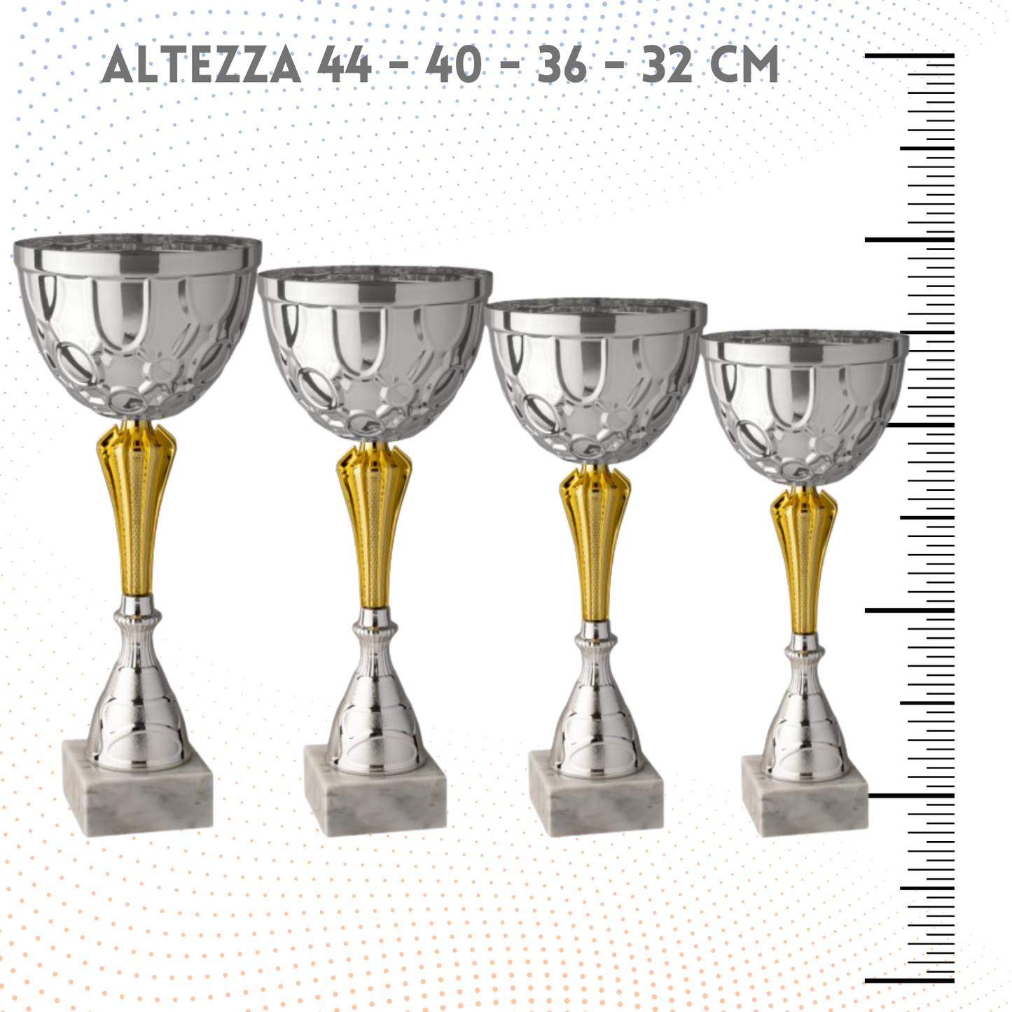 Set 4 Coppe da 43 - 39 - 36 - 32 cm | Cod. 9.229S