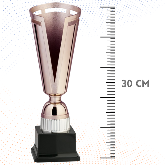 Coppa da 30 cm in ABS colore bronzo | Cod. 8.633
