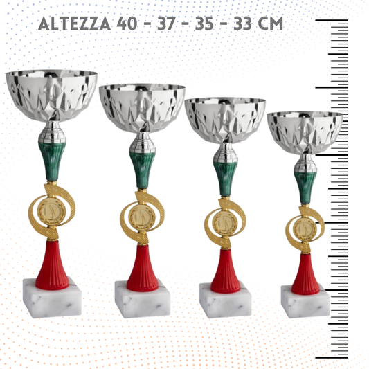Set 4 Coppe da 40 - 37 - 35 - 33 cm | Cod. 12.029S