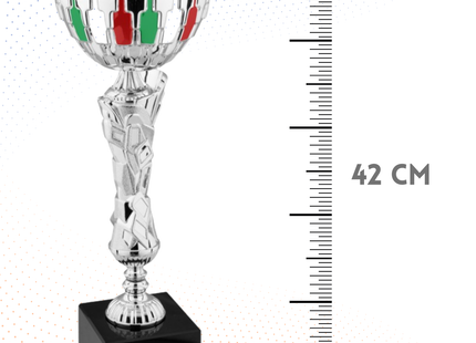 Coppa da 42 cm con verniciatura tricolore | Cod. 8.673