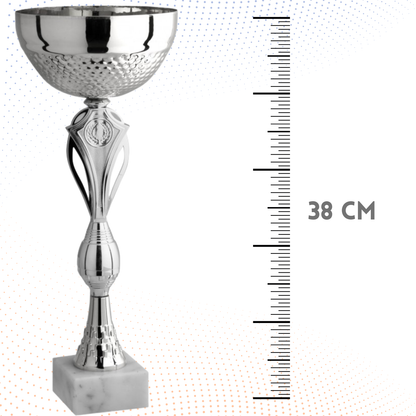 Coppa da 38 cm con base in marmo | Cod. 10.053S