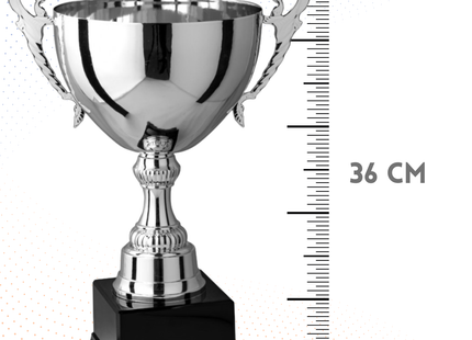 Trofeo in metallo da 36 cm con manici | Cod. 7.261