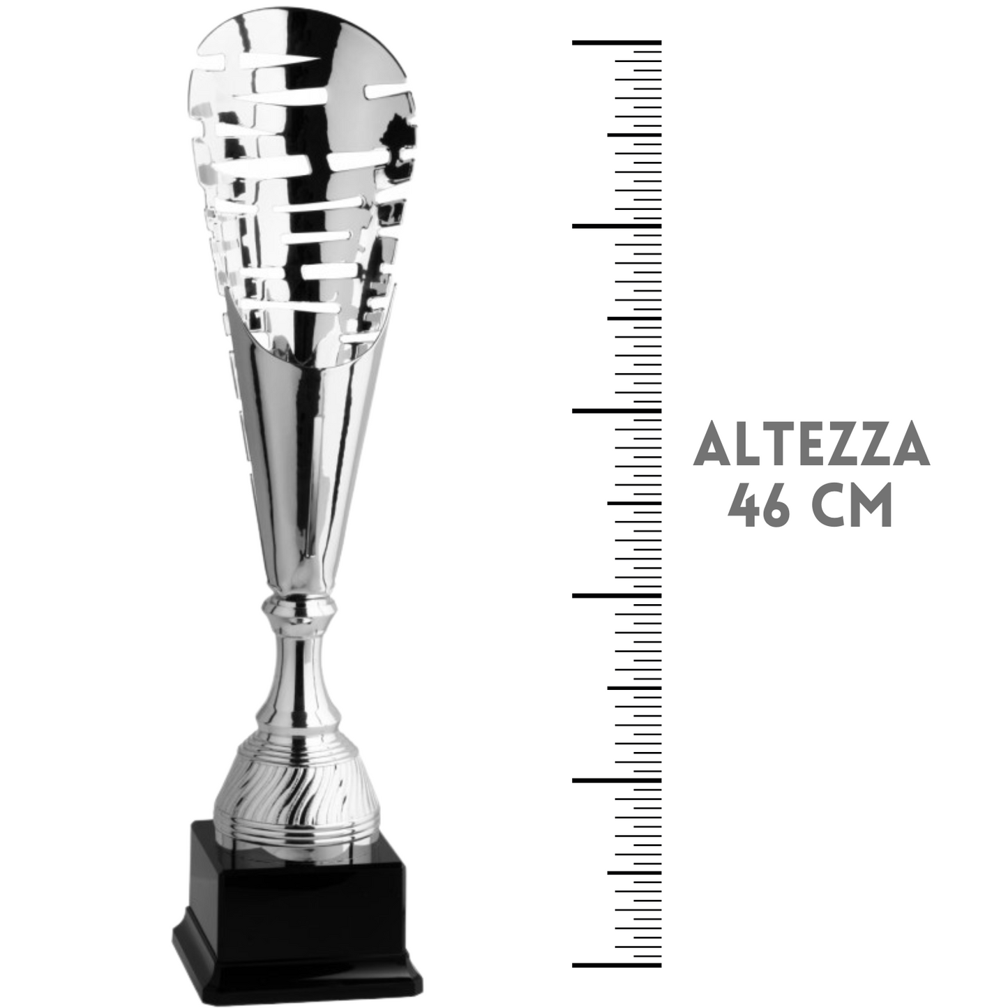Coppa da 46 cm in metallo e taglio laser | Cod. 6.051