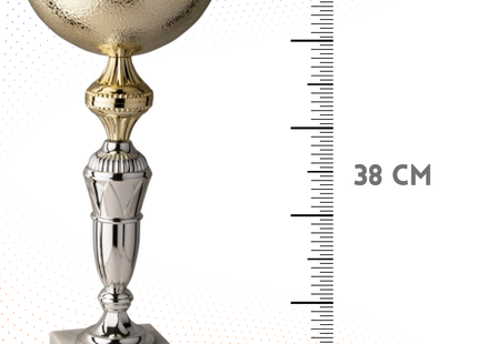Coppa da 38 cm con base in marmo | Cod. 11.131G