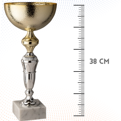 Coppa da 38 cm con base in marmo | Cod. 11.131G