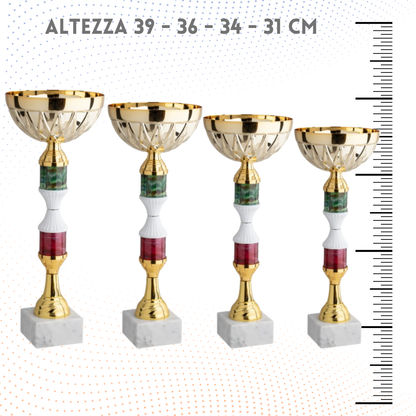 Set 4 Coppe da 39 - 36 - 34 - 31 cm | Cod. 12.049G